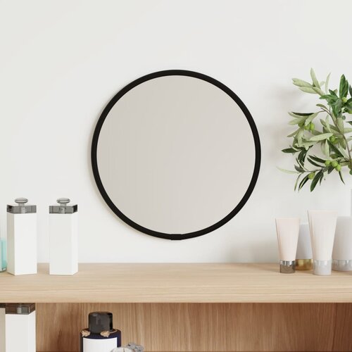 vidaXL Zidno ogledalo crno Ø 20 cm okruglo Cijene