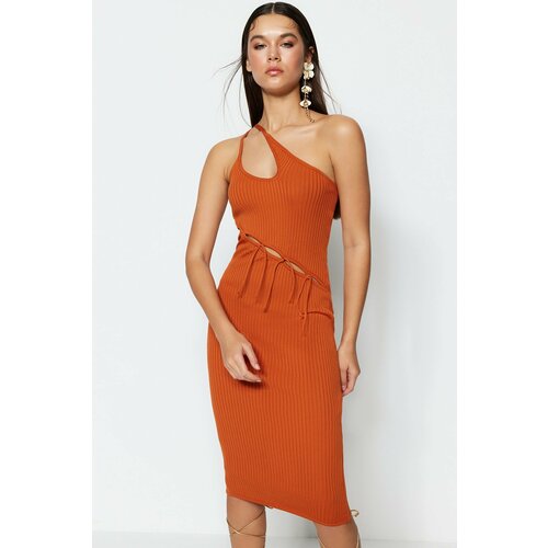 Trendyol Dress - Orange - Bodycon Cene