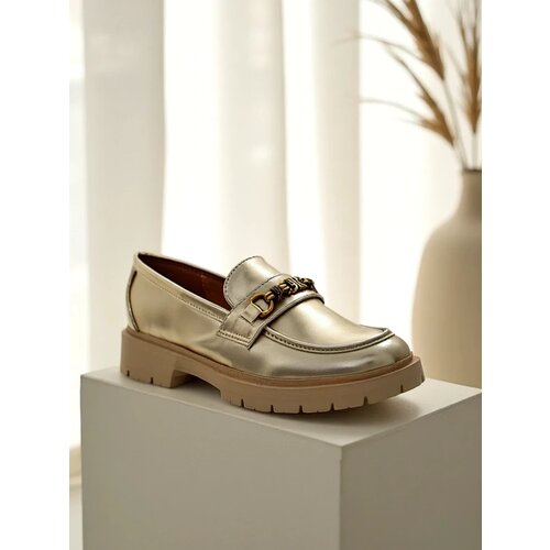 Resti Women's moccasins gold-plated Goldlove Cene