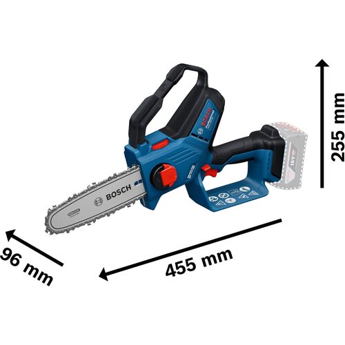 Bosch AMPShare 18V Bežična pila za grane GKE 18V-20 (18 V, Bez akumulatora, Dužina mača: 20 cm) + BAUHAUS jamstvo 5 godina na uređaje na električni ili motorni pogon Slike