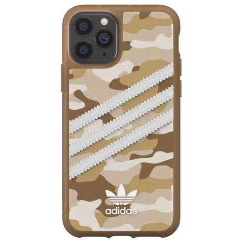 Adidas Zaščitni ovitek za iPhone 11 Pro Max Originals 3 Stripes Camo, Rjava, (21730949)