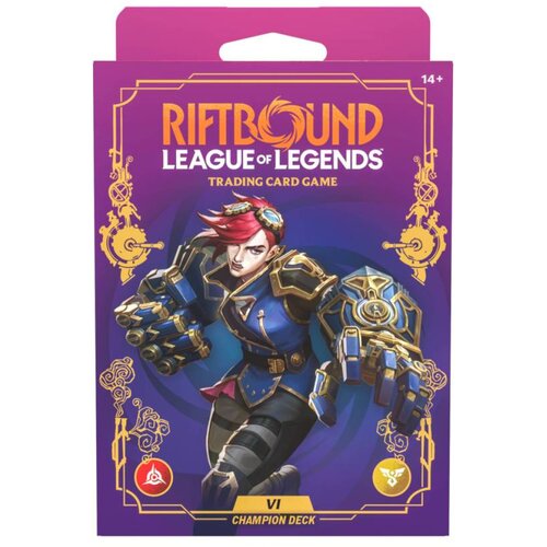 Riot Games Dru&scaron;tvena igra - Board Game - Riftbound League of Legends LOL - TCG Unleashed Champion Deck - Vi Cene