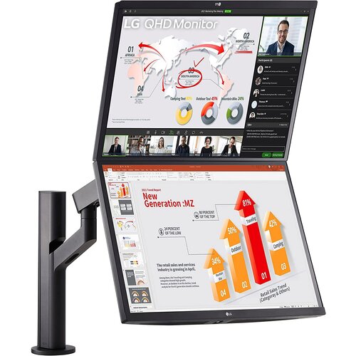 LG 27QP88DP-BS IPS QHD Ergo Dual Type-C monitor Cene
