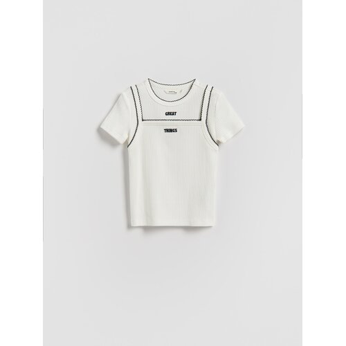 Reserved GIRLS` BLOUSE - krem Cene