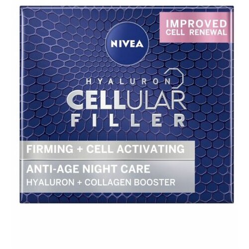 Nivea hyaluron cellular filler + firming noćna krema 50ml Slike