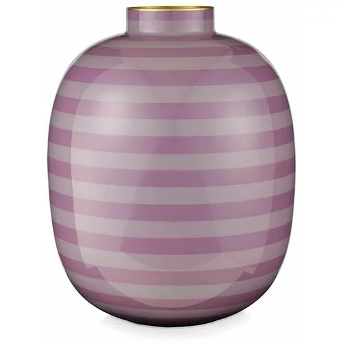 Pip Studio Dekorativna vaza Stripes Lilac