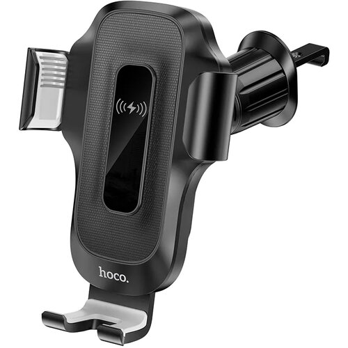 Univerzalni Auto drzac Hoco. HW2 (za ventilacioni otvor) sa bezicnim punjenjem 15W crni Cene