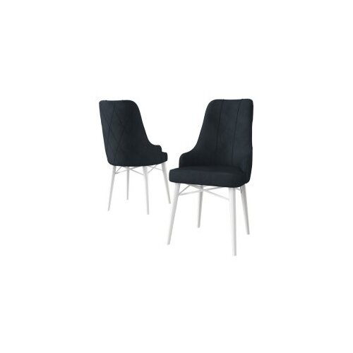 Hanah home set stolica Neta, 46x95x42 cm, 4 dijela, antracit-bijela Cene