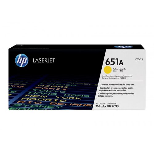 HP toner HP CE342A Yellow / 651A / Original Cene