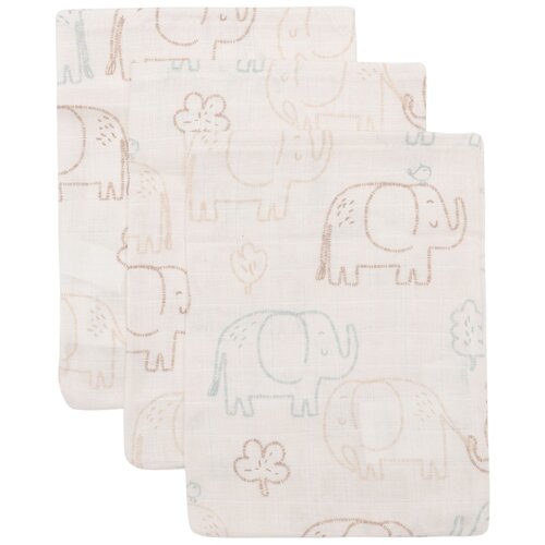 Jollein 3 dijelni set krpica za umivanje 20x15 elephant tales Cijene