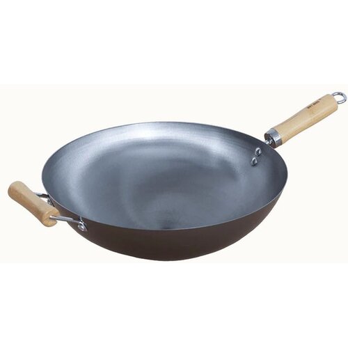  Wok Tava od Ugljičnog Čelika 35cm Slike