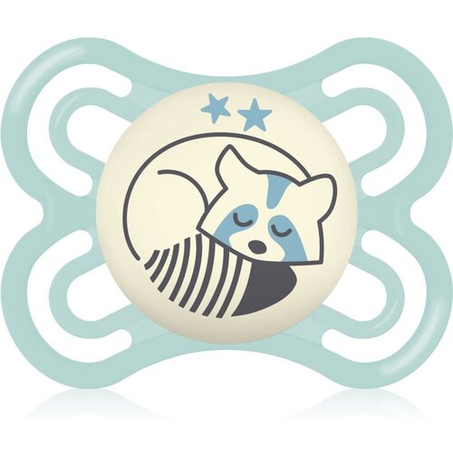 Mam Perfect Night 0+ months duda za noć Turquoise Raccoon 1 kom Slike