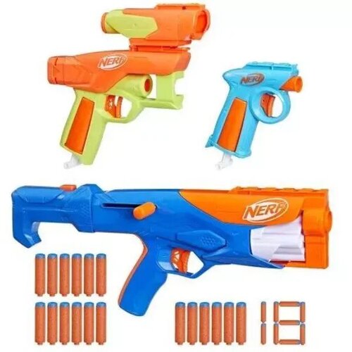 Nerf N Series Gear Up Pack komplet blasterjev - 3 kosi Slike