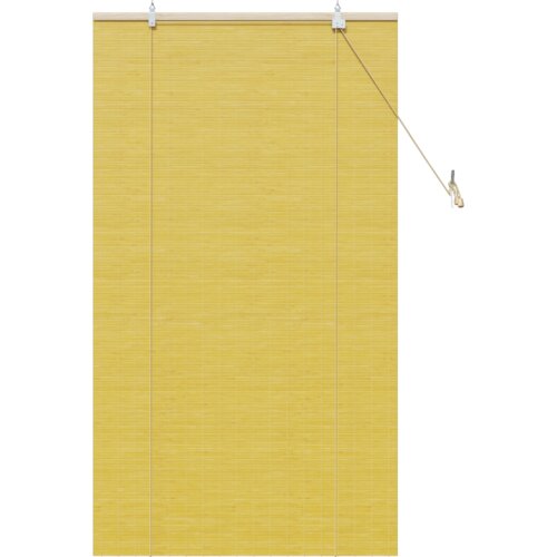  Zavjese i sjenila sa zavjesama Žuta 80 x 160 cm bambus Slike