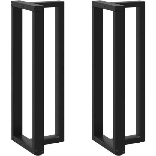 vidaXL Noge barske mize T-oblike 2 kosa črna 40x35x(110-111) cm jeklo Cene