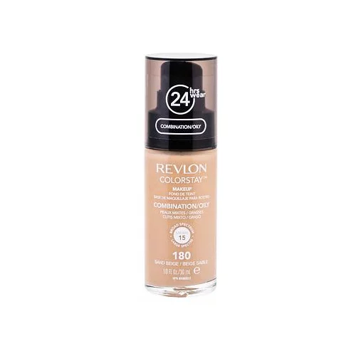 Revlon Colorstay™ Combination Oily Skin SPF15 puder za mešano do mastno kožo 30 ml odtenek 180 Sand Beige