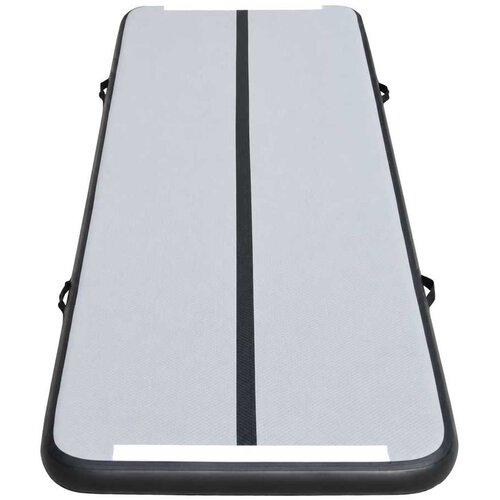  Gimnastička strunjača na napuhavanje s pumpom, 300 &amp;times; 100 &amp;times; 10 cm, siva Slike