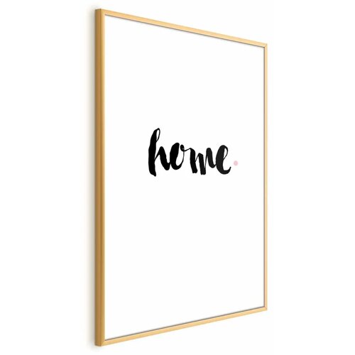  Plakat - Home and Dot 60x90 Zlatni okvir s margom Cene