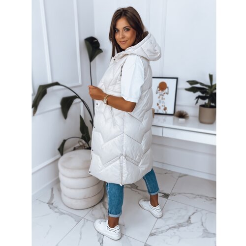 DStreet Women's vest LARIS white TY2835 Cene