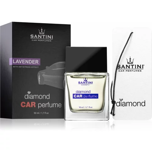 SANTINI Cosmetic Diamond Lavender dišava za avto 50 ml