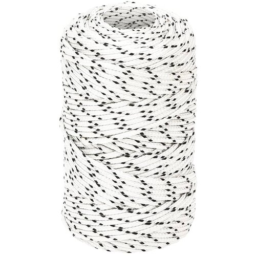 vidaXL Pleteni brodski konop bijeli 2 mm x 100 m poliesterski Cijene