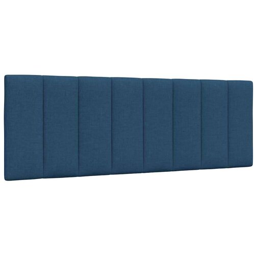  Okvir za krevet bez madraca plavi 140 x 190 cm od tkanine Slike