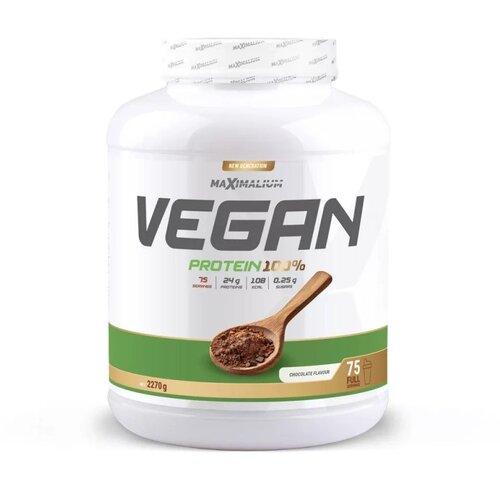 Maximalium Vegan Protein, Čokolada, 750 g Slike