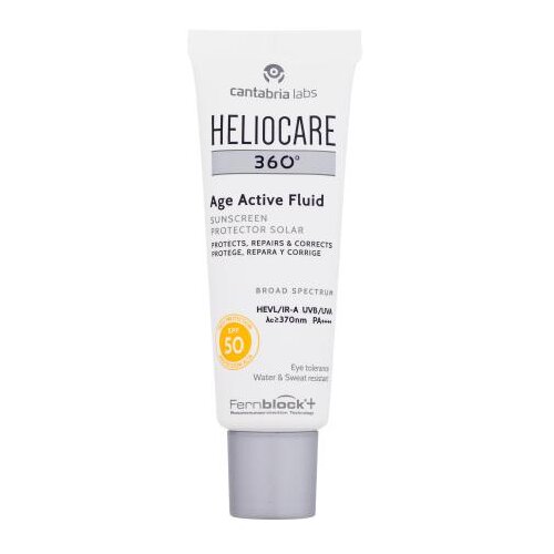 Heliocare 360° Age Active Fluid SPF50+ obarvan zaščitni fluid z anti-age učinkom 50 ml unisex Cene