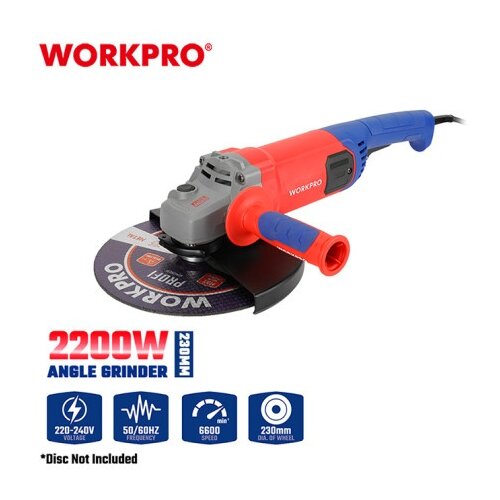 WorkPro wp472004 električna ugaona brusilica 2200 w (230 mm) &amp;ndash; ( wp472004 ) Slike