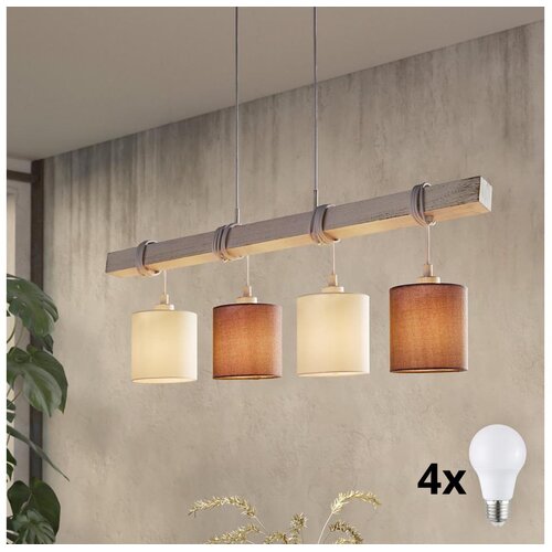 Eglo 49927 - Luster na sajli TOWNSHEND 2 4xE27/60W/230V Cene