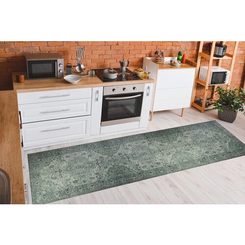  Blues Chenille - Green AL 139  Multicolor Hall Carpet (75 x 230) Cene