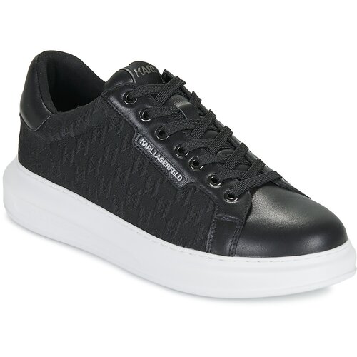 Karl Lagerfeld Nizke superge KAPRI MENS Woven Monogram Lo Lace Črna Slike