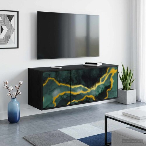  TV ormar za montažu na zid ZAANDAM 102 x 33 x 40 cm Cijene