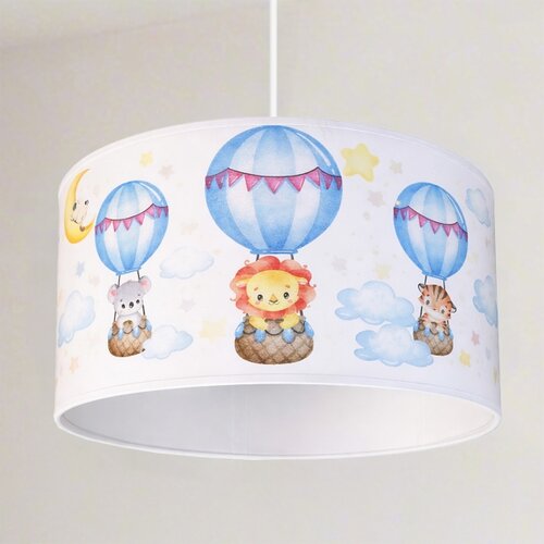  Brilagi - LED dečiji luster na sajli BOBO 1xE27/10W/230V prečnik 35 cm bela/životinjice Slike