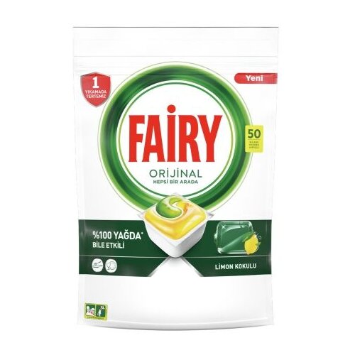 Fairy Tablete za ma&amp;scaron;insko pranje sudova Original, 50 komada Slike