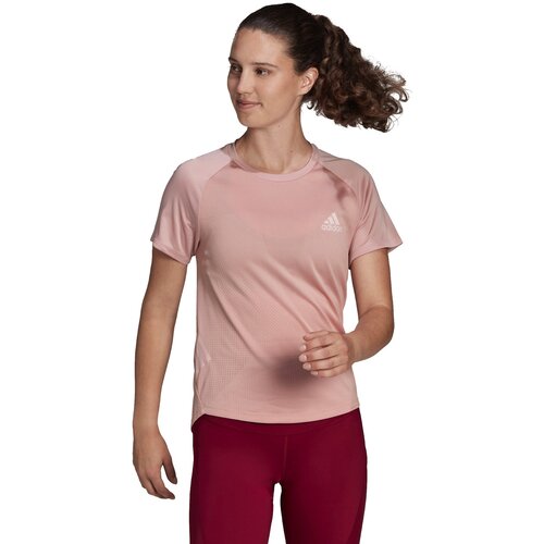 Adidas Women&amp;#039;s Adizero Tee Wonder Mauve T-Shirt Slike