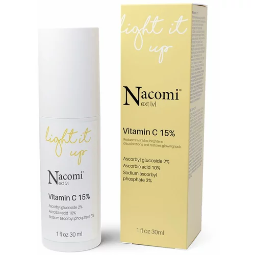 Nacomi Next Level Light It Up posvetlitveni serum z vitaminom C 30 ml