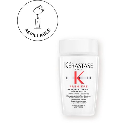 K&amp;eacute;rastase Premi&amp;egrave;re Bain D&amp;eacute;calcifiant R&amp;eacute;parateur &amp;scaron;amponska kopel za po&amp;scaron;kodovane lase 80 ml Slike