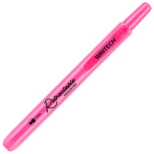 Writech Marker Fluo Click, roza Cene