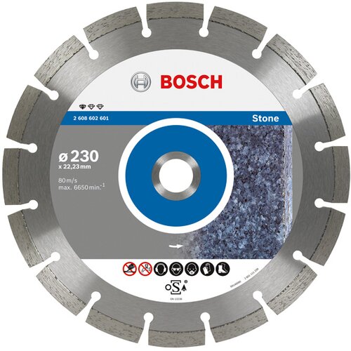 Bosch diamond disc 150x22 seg stone, (21108582) Cene