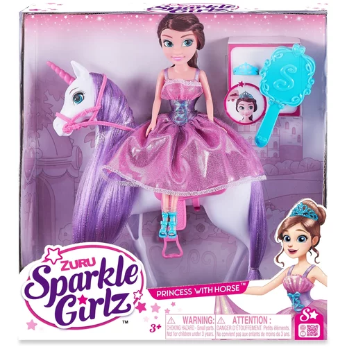 Sparkle Girlz - princeza i jednorog set za igru (lutka 27cm) 10057