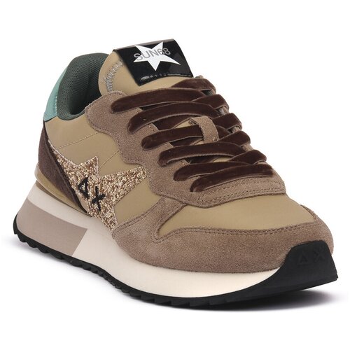 Sun68 Nizke superge 77 STARGIRL GLITTER LOGO Bež Slike