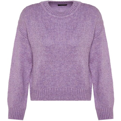 Trendyol Sweater - Purple - Oversize Slike