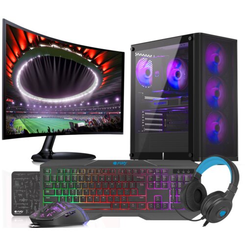 VIST PC Gaming Ryzen 7 5700X - RAM 32GB - RTX 4060 - SSD 1TB M.2 - 27&amp;quot; - W11, (21267686) Slike