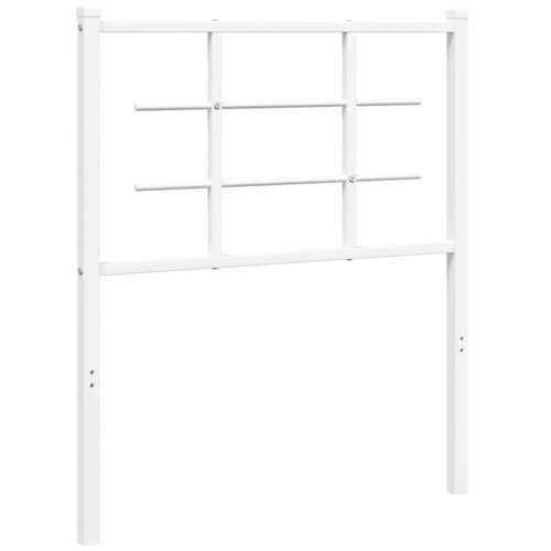  Metalno zamjensko uzglavlje bijelo 75 cm Slike
