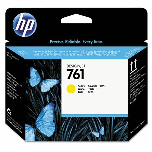 HP Tiskalna glava CH645A nr.761 (rumena), original Slike