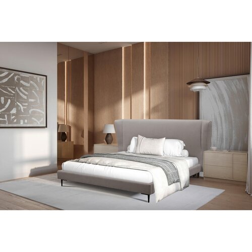 Livetastic OBLAZINJENA POSTELJA 181 cm x 201 cm , les, kovina, tekstil bež Cene