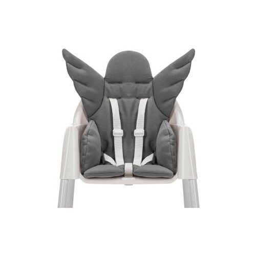 Wallxpert mekani jastuk za bebe angel wings grey Slike