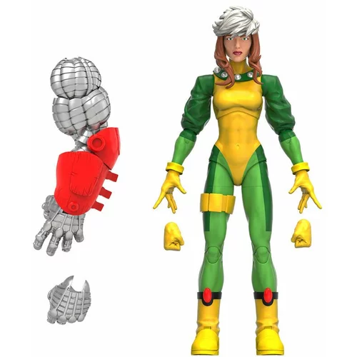 Hasbro Marvel Legends Series 15-cm Scale Action Figure Toy Rogue Premium Design, 1 figura, 2 dodatka in 1 del za sestavljanje figure, (20839077)