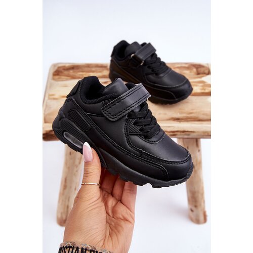 Boto FR1 Children's Leather Platform Sports Shoes Black Lori Cene